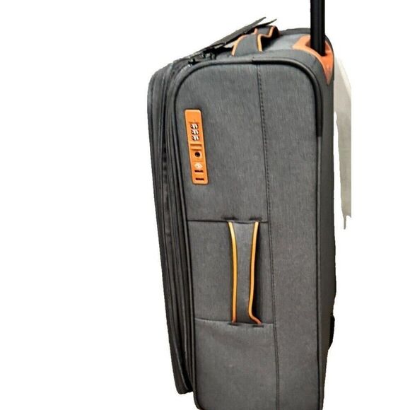 CHAMPS Classic II Collection 1-piece Softside Luggage  suitcase 24”Grey GREY - Picture 2 of 13